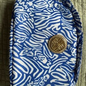 Lilly Pulitzer Blue and White Patterned Bag